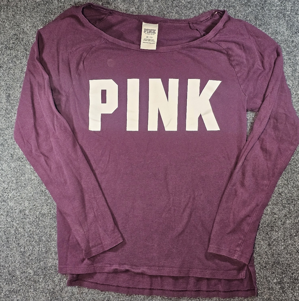 Pink Long Sleeve Women's Top